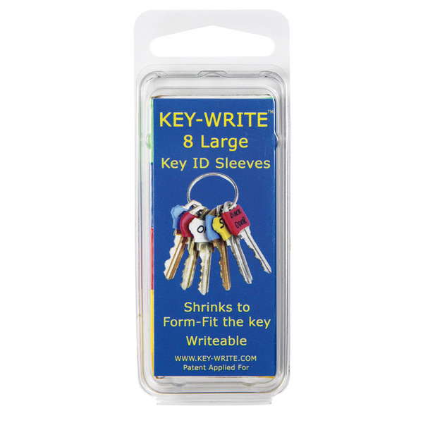 Key-Write KEY ID SLEEVE LRG PK8 80106